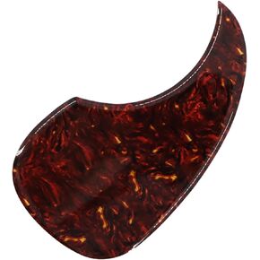 Acoustic Guitar Pickguard Thick Pick Guard for Most Martin Style Guitar (Clear Amber)
