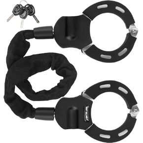 Scooter Lock, Universal Scooter Bag, Electric Scooter Accessories, Electric Scooter Locks Anti Theft, Rugged Secure Chain Locks for Bikes, Scooters, Segway Ninebot and NIU