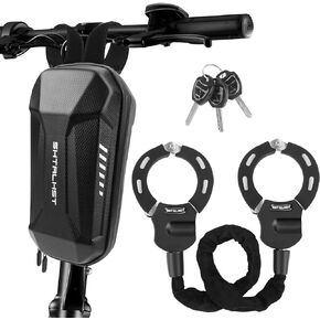 Scooter Lock, Universal Scooter Bag, Electric Scooter Accessories, Electric Scooter Locks Anti Theft, Rugged Secure Chain Locks for Bikes, Scooters, Segway Ninebot and NIU in Saudi Arabia