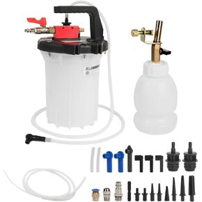 مجموعة نازف الفرامل، مضخة نازف الفرامل، مجموعة نازف الفرامل، 3 لتر مع محولات 20 قطعة وزجاجة إعادة ملء 1 لتر لجميع الموديلات المدمجة in Kuwait