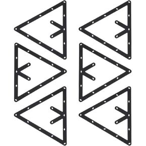 6PCS Magic Rack, Billiards Accessories, 9 Ball Rack, Pool Table Accessories Pool Billiard Accessories Pool Table Triangle Ball Holder Suitable for Ball Rack Billiard Table Magic Pool Cue Accessories