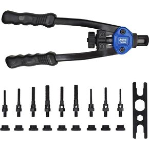 Astro Pneumatic Tool 1450 13" Plusnut and Extra-Long Rivet Nut Setter Kit Metric & SAE