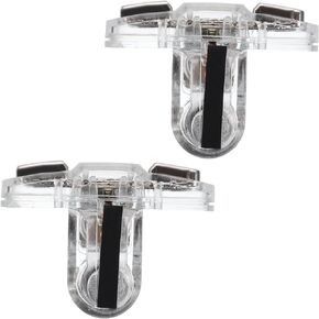 MECCANIXITY Gaming Trigger Mobile Game Controller 1 Pair X6 Metal Button Fire Keys Universal Black for 4.7-6.5 Inch Cell Phone