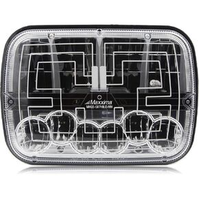 Maxxima 5X7 LED Head Lamp HIGH/Low Beam with MaxxHeat Heated Lens