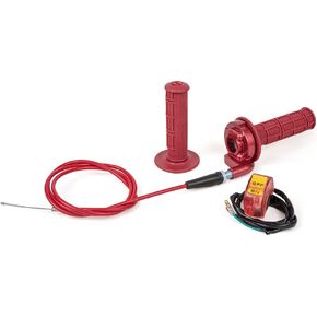 New 7/8" 22mm Twist Throttle Accelerator Handle Grips and Cable Set with Kill On Off Switch for 50cc 110cc 150cc 250cc Mini Bike ATV Quad Pit Bike Dirtbike in Kuwait
