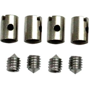 Irfora 4 Sets Solderless Cable Nipples 5mm Throttle Choke for Motorcycle Scooter Quad Mower