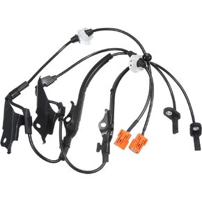 Hihaha No.57450-SDH-003 / ABS Wheel Speed Sensor for Honda Accord 2003-2007 / Wheel Anti-Lock Brakes Sensor Kit/Durable/Plastic / 2 Pcs/Black