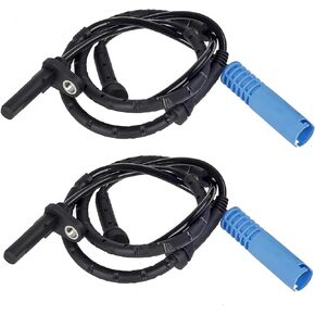 2PC Anti-Lock ABS Wheel Speed Sensor Rear Wheel Speed 2Pin 34526761801/34526761651 Fit for 730i 740i 745i 750i 760i E65 E66 E67