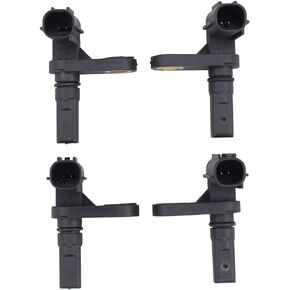 NewYall Set of 4 Front Rear Right Passenger and Left Driver Side ABS Wheel Speed Sensor