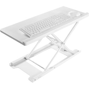 VIVO Black Single Top 27 inch Heavy-Duty Scissors Lift Keyboard and Mouse Riser, Designed for Ergonomic Sit Stand Workstations, DESK-V000P