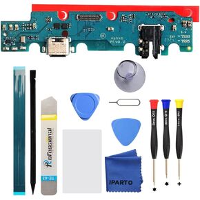 Charging Port Replacement for Tab A7 Lite T225 T227U Charging Port Replacement Kit for 8.7 inch 2021 Tab A7 Lite SM-T225 SM-T227U USB Flex Dock Connector Replacement