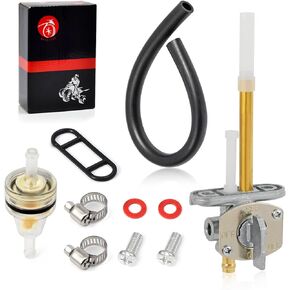 Fuel Valve Petcock Kit For Yamaha Big Bear 350 1987-1999 Kodiak 400 4WD 1993-1999 YZ125X 2020-2022 YZ250X 2016-2022