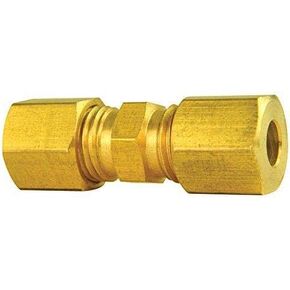 4LIFETIMELINES 3/16" Brass Compression Unions, Bag of 10