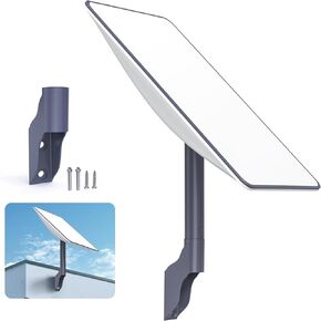 MSAFF Starlink Short Wall Mount - Starlink Roof Mount - Mounting Kit for Starlink Internet Kit Satellite Accommodate Starlink V2 Dish and Starlink High Performance