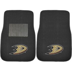 FANMATS NHL Unisex-Adult 2-Piece Embroidered Team Logo Car Mat Set