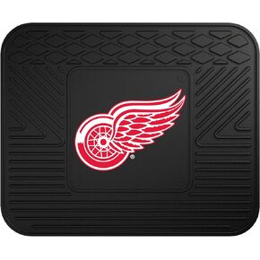 FANMATS 10380 Detroit Red Wings 2-Piece Heavy Duty Vinyl Car Mat Set, Front Row Floor Mats, All Weather Protection, Universal Fit, Deep Resevoir Design