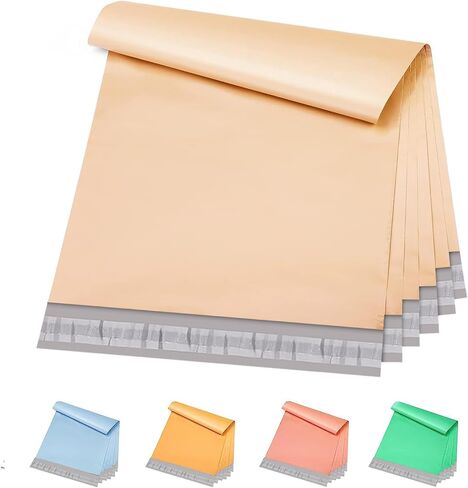 Metronic Poly Mailers 10x13 300 قطعة، حقائب شحن صغيرة للملابس، مظاريف شحن للشركات الصغيرة، حقائب بريدية لاصقة قوية، أزرق ضبابي in Kuwait