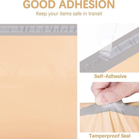 Metronic Poly Mailers 10x13 300 قطعة، حقائب شحن صغيرة للملابس، مظاريف شحن للشركات الصغيرة، حقائب بريدية لاصقة قوية، أزرق ضبابي in Kuwait