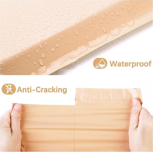 Metronic Poly Mailers 10x13 300 قطعة، حقائب شحن صغيرة للملابس، مظاريف شحن للشركات الصغيرة، حقائب بريدية لاصقة قوية، أزرق ضبابي in Kuwait