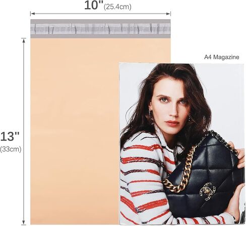 Metronic Poly Mailers 10x13 300 قطعة، حقائب شحن صغيرة للملابس، مظاريف شحن للشركات الصغيرة، حقائب بريدية لاصقة قوية، أزرق ضبابي in Kuwait