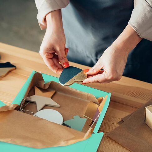 صناديق شحن من الورق المقوى، 15 عبوة من صناديق بريد صغيرة، صناديق مموجة قابلة لإعادة التدوير، صناديق تغليف هدايا للشحن، البريد، تغليف الهدايا، 9 × 6 × 2 بوصة (العشب الأخضر) in Kuwait