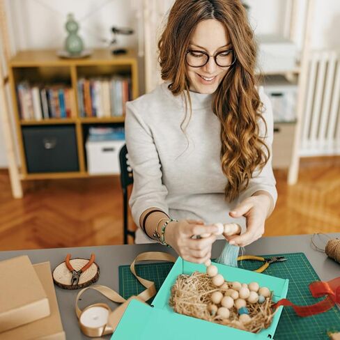 صناديق شحن من الورق المقوى، 15 عبوة من صناديق بريد صغيرة، صناديق مموجة قابلة لإعادة التدوير، صناديق تغليف هدايا للشحن، البريد، تغليف الهدايا، 9 × 6 × 2 بوصة (العشب الأخضر) in Kuwait