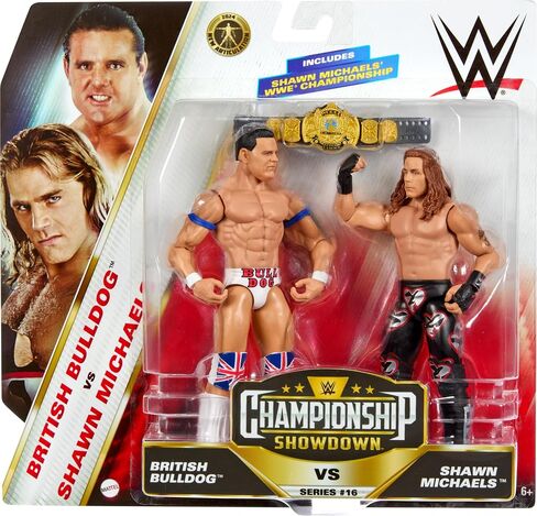 Mattel WWE Championship Showdown Shawn Michaels vs British Bulldog 2-Pack in Saudi Arabia