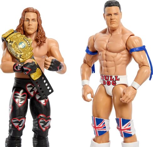Mattel WWE Championship Showdown Shawn Michaels vs British Bulldog 2-Pack in Saudi Arabia