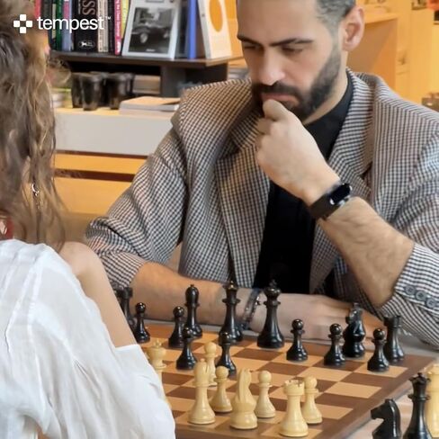 Tempest London Bundle (Set, Board, Bag, Box, Book): MagSplit Walnut & Maple Chess Board + Tempest London Tournament Chess Set + Tempest Scorebook + All-in Weatherproof Carry-all bag + Wood Storage Box in Kuwait