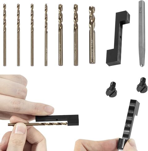 71500 Exhaust Manifold Bolt Stud Drill Template Removal Tool Kit Fit For Dodge 5.7L Hemi Motors, Remove Broken Exhaust Manifold Bolts Without Damage Cylinder Head in Saudi Arabia
