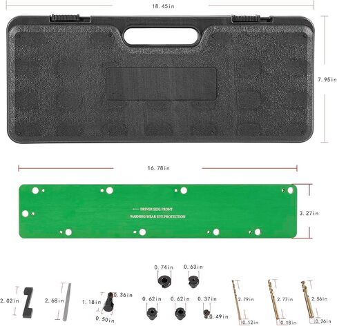 71500 Exhaust Manifold Bolt Stud Drill Template Removal Tool Kit Fit For Dodge 5.7L Hemi Motors, Remove Broken Exhaust Manifold Bolts Without Damage Cylinder Head in Saudi Arabia