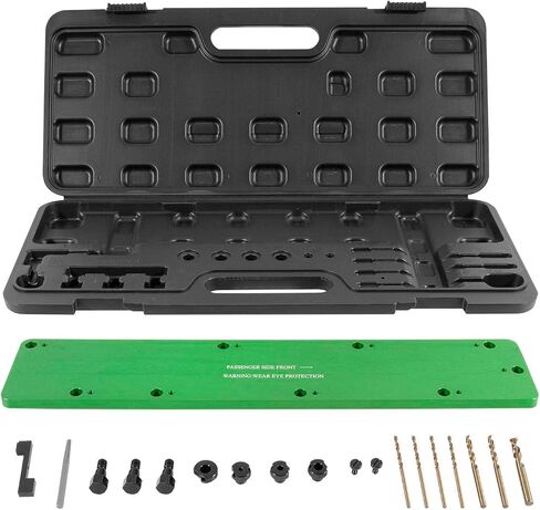 71500 Exhaust Manifold Bolt Stud Drill Template Removal Tool Kit Fit For Dodge 5.7L Hemi Motors, Remove Broken Exhaust Manifold Bolts Without Damage Cylinder Head in Saudi Arabia