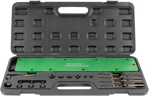 71500 Exhaust Manifold Bolt Stud Drill Template Removal Tool Kit Fit For Dodge 5.7L Hemi Motors, Remove Broken Exhaust Manifold Bolts Without Damage Cylinder Head in Saudi Arabia
