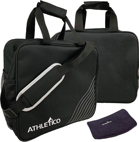 حقيبة بولينج أساسية من أتليتيكو وحزمة تلميع متأرجحة - حقيبة بولينج ذات كرة واحدة مع حامل كرة بولينج مبطن in Kuwait