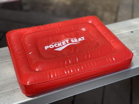 PocketSeat® Inflatable Seat Cushion, Sit on a Cushion of Air, Durable .25mm PVC Folds to fit in Pocket, Purse or Backpack in Saudi Arabia