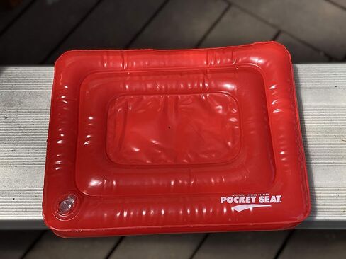 PocketSeat® Inflatable Seat Cushion, Sit on a Cushion of Air, Durable .25mm PVC Folds to fit in Pocket, Purse or Backpack in Saudi Arabia
