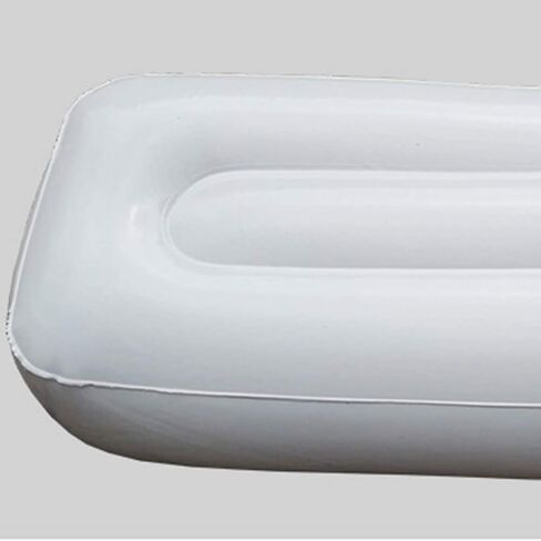 DENPETEC Inflatable Boat Seat Cushion,Soft Kayak Cushion, Durable PVC Seat Cushion, Foldable Air Inflatable Seat Pad for Outdoor Camping Canoe(Size:56 * 27 * 15cm) in Saudi Arabia