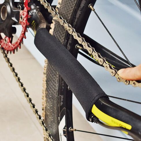 LNJBABAO 6 قطع Gear Chainstay حامي إطار الدراجة سلسلة حامي دراجة Chainstay حامي للدراجات الجبلية إطار دراجة هوائية in Kuwait