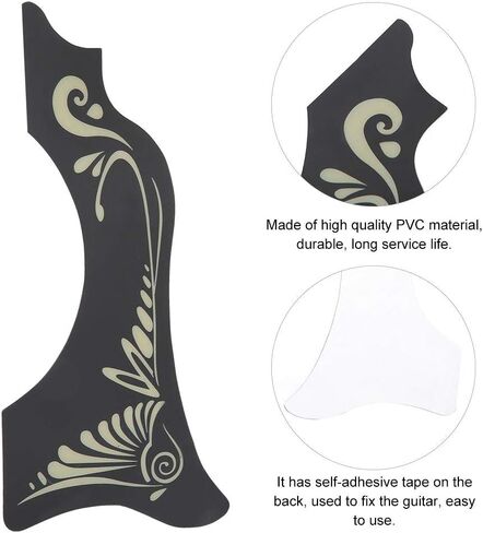 قطعتان من واقيات الجيتار، ملحقات الآلات الموسيقية من مادة PVC الواقية مناسبة للجيتار الصوتي in Kuwait