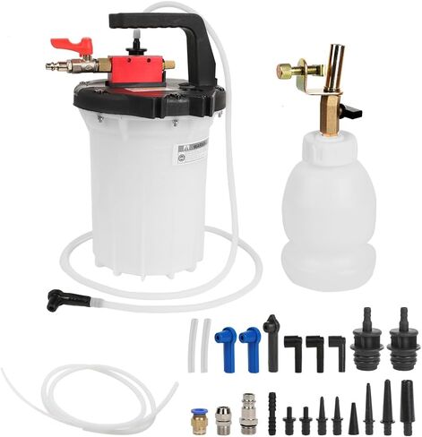 مجموعة نازف الفرامل، مضخة نازف الفرامل، مجموعة نازف الفرامل، 3 لتر مع محولات 20 قطعة وزجاجة إعادة ملء 1 لتر لجميع الموديلات المدمجة in Kuwait