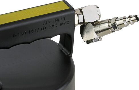 Mityvac MV6835 مجموعة الفرامل الهوائية الفاخرة التي تعمل بالهواء المضغوط ومجموعة نزيف القابض، خنق الإبهام للتحكم المتغير، قارنة التوصيل السريع، خزان 1.9 لتر in Saudi Arabia