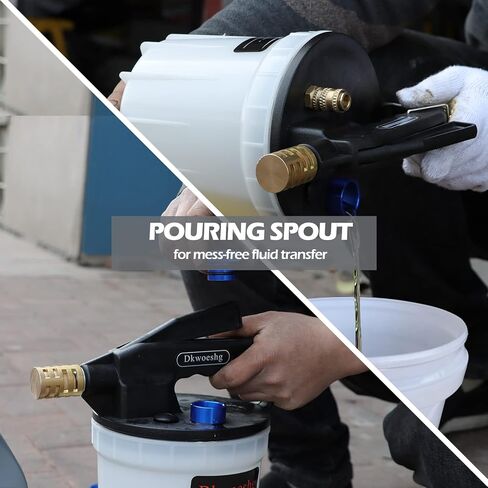 Vacuum Brake Bleeder Kit - 2L Pneumatic Brake Fluid Extractor - Power Brake & Clutch Pressure Bleeding Vacuum Pump in Kuwait