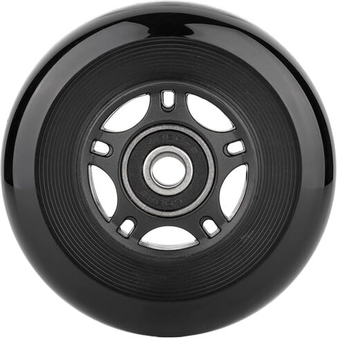عجلات تزلج مضمنة من WHEELCOME مع محامل ABEC-9 وفواصل عائمة لشفرات زلاجات الهوكي الدوارة، 85A داخلي وخارجي، قطر 64 مم/70 مم/72 مم/76 مم/80 مم، 4 عبوات in Kuwait