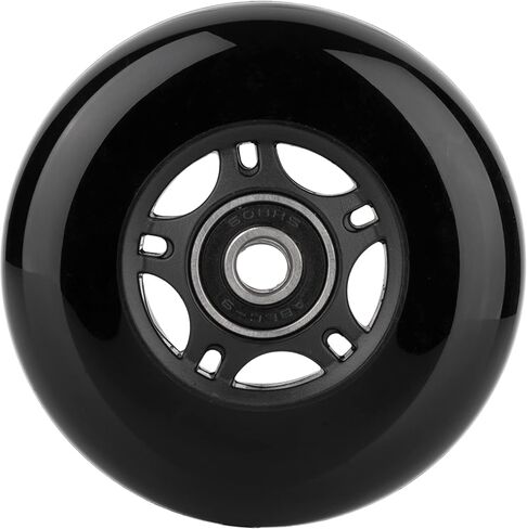 عجلات تزلج مضمنة من WHEELCOME مع محامل ABEC-9 وفواصل عائمة لشفرات زلاجات الهوكي الدوارة، 85A داخلي وخارجي، قطر 64 مم/70 مم/72 مم/76 مم/80 مم، 4 عبوات in Kuwait