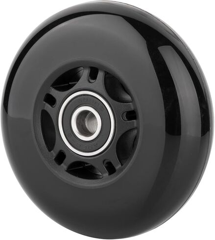 عجلات تزلج مضمنة من WHEELCOME مع محامل ABEC-9 وفواصل عائمة لشفرات زلاجات الهوكي الدوارة، 85A داخلي وخارجي، قطر 64 مم/70 مم/72 مم/76 مم/80 مم، 4 عبوات in Kuwait