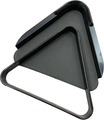 حامل كرات البلياردو 8 كرات مثلثة لكرات حمام السباحة مقاس 2-1/4 بوصة مع صينية كرات البلياردو، 8 رفوف كرات البلياردو، ملحقات طاولة البلياردو in Kuwait