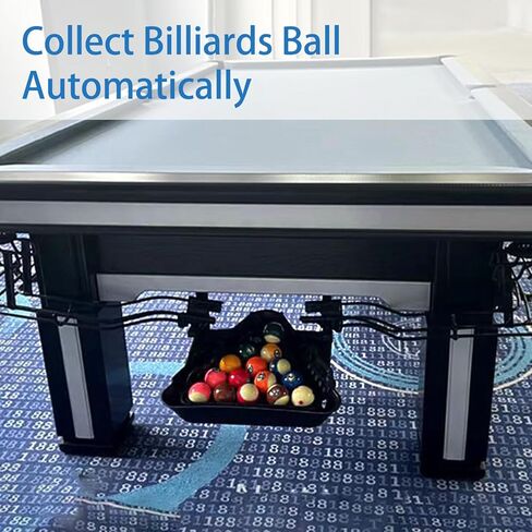 حامل كرات البلياردو 8 كرات مثلثة لكرات حمام السباحة مقاس 2-1/4 بوصة مع صينية كرات البلياردو، 8 رفوف كرات البلياردو، ملحقات طاولة البلياردو in Kuwait