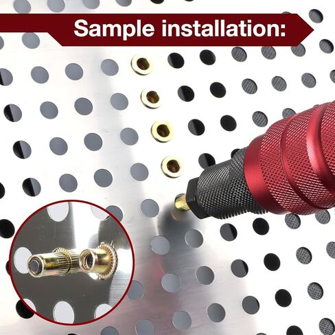 محول مسدس برشام كهربائي للمثقاب اللاسلكي، طقم محول مثقاب برشام بما في ذلك M3 M4 M5 M6 M8 M10 1/4-20 8-32 10-24 10-32، أداة صامولة برشام لاسلكية مع حقيبة حمل in Kuwait