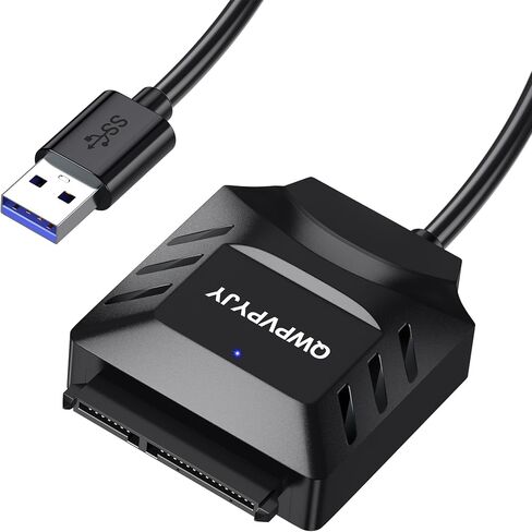 SATA to USB Adapter, USB 3.0 Hard Drive to USB Adapter for 2.5 Inch HDD/SSD, USB to Sata Adapter, External Hard Drive Reader, (No Power Supply) in Saudi Arabia