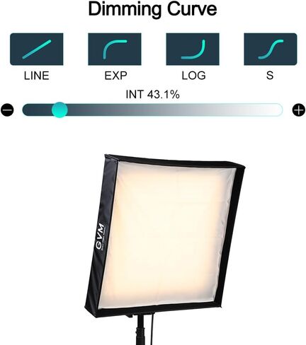 GVM 200W Flexible Led Video Light with Bluetooth Control, 360 Full Color RGB Studio Light, 2000K-10000K Foldable Photography Light with Softbox, 16 Kinds Lighting Scene, 1400pcs Led Beads in Saudi Arabia